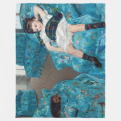 Couverture Polaire Mary Cassatt - Petite fille dans un fauteuil bleu (Devant)
