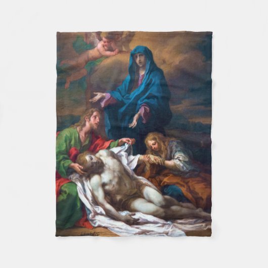 Couverture Polaire Mary Magdalene et Jésus (Devant)