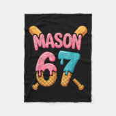 Couverture Polaire Mason 67 Ice Cream Drip Baseball  (Devant)