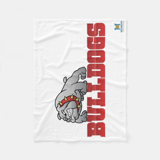 Couverture Polaire Mason Bulldogs #8 (Devant)