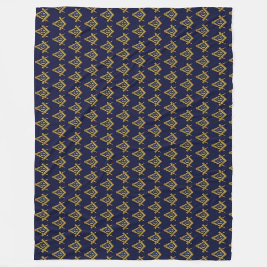 Couverture Polaire Masonic Freemasons Square and Compass (Devant)
