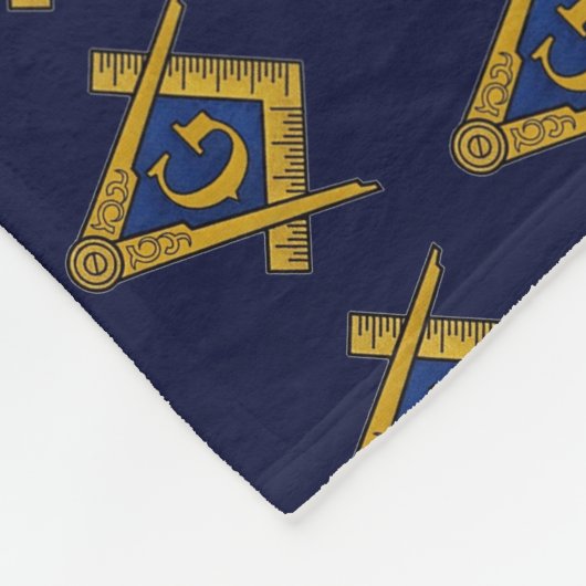 Couverture Polaire Masonic Freemasons Square and Compass (Coin)
