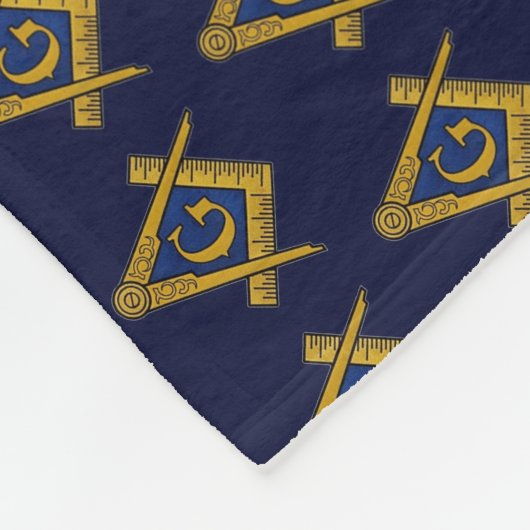 Couverture Polaire Masonic Freemasons Square and Compass (Coin)