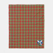 Couverture Polaire Masque écossais Tartan moderne Plaid (Devant)