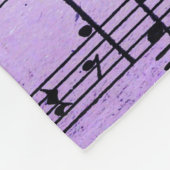 Couverture Polaire Masques de musique et de théâtre violets (Coin)