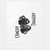 Couverture Polaire Masques de théâtre comique et de tragédie (Devant)