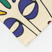 Couverture Polaire Masques tribaux africains motifs sans couture (Coin)