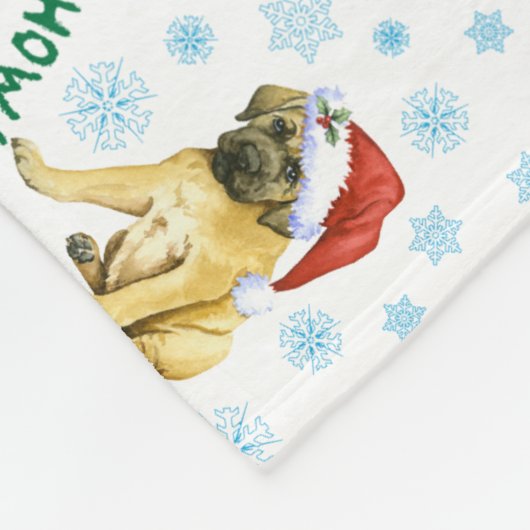 Couverture Polaire Mastiff de Noël (Coin)
