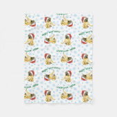 Couverture Polaire Mastiff de Noël (Devant)