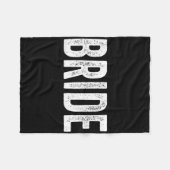 Couverture Polaire Matc de la mariée vintage rétro (Devant (Horizontal))