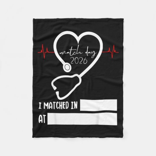 Couverture Polaire Match Day 2026 Future Doctor Physician Residency F (Devant)