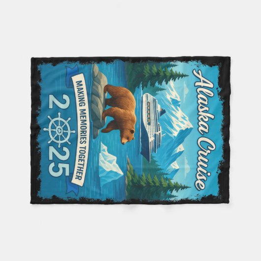 Couverture Polaire Matching Family Friends And Group Alaskan Alaska C (Devant (Horizontal))