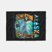 Couverture Polaire Matching Family Friends And Group Alaskan Alaska C (Devant (Horizontal))