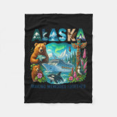 Couverture Polaire Matching Family Friends And Group Alaskan Alaska C (Devant)