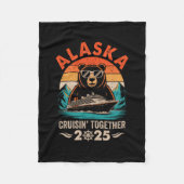 Couverture Polaire Matching Family Friends And Group Crusin' Alaska C (Devant)