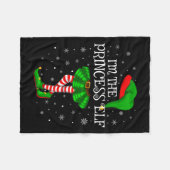 Couverture Polaire Matching Family Group I'm The Princess Elf Christm (Devant (Horizontal))