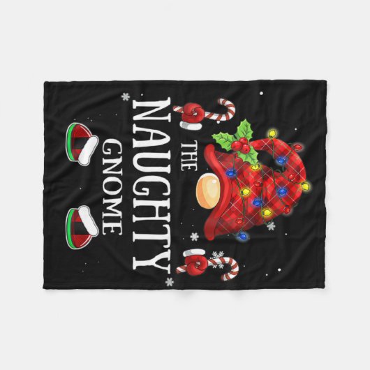 Couverture Polaire Matching Family The Naughty Gnome Christmas Group (Devant (Horizontal))