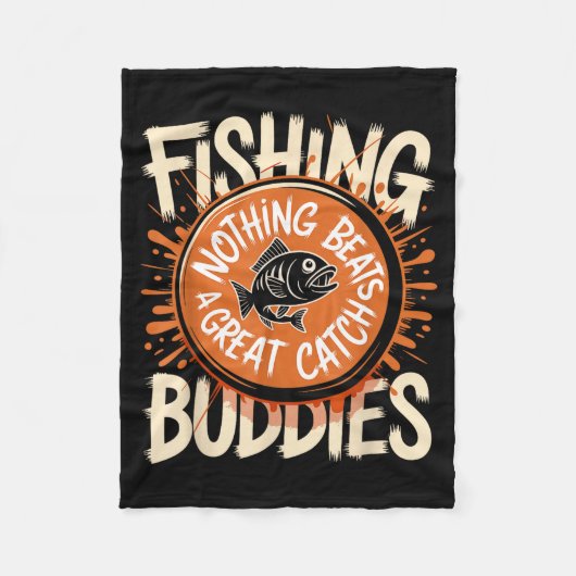 Couverture Polaire Matching Fishing Buddies Team Fisherman Friends Ch (Devant)