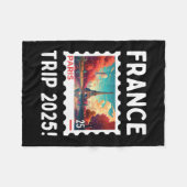 Couverture Polaire Matching France Trip 2025 Eiffel Tower (Devant (Horizontal))