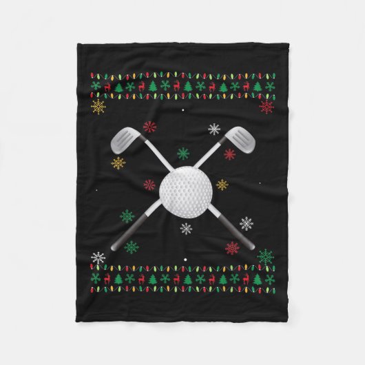 Couverture Polaire Matching Outfits For Holiday Party Golf Ugly Chris (Devant)