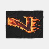 Couverture Polaire Matching Six Seven Flaming Ice Funny Meme 67 Coupl (Devant (Horizontal))