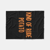 Couverture Polaire Matching Sweet Tato And Kind Of Rude Tato For Coup (Devant (Horizontal))