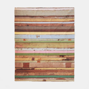 Couverture Polaire Matériau en bois : Texture Vintage de papier peint