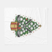 Couverture Polaire Matériel de golf Christmas Tree Golf (Devant (Horizontal))