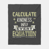 Couverture Polaire Math Calculez la gentillesse dans chaque équation (Devant)