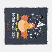 Couverture Polaire Math Chicken Gag Funny Mathemachickicken Enseignan (Devant (Horizontal))