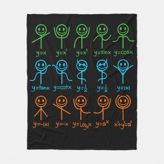 Couverture Polaire Math Enseignant Danse Équation Mathématique Math (Devant)