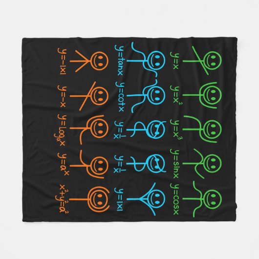 Couverture Polaire Math Enseignant Danse Équation Mathématique Math (Devant (Horizontal))