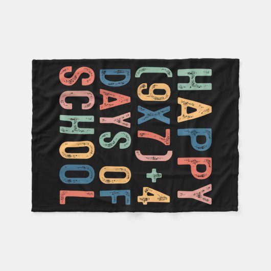 Couverture Polaire Math Formula 67 Days Of School Funny Math Teacher  (Devant (Horizontal))