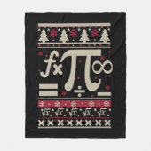 Couverture Polaire Math Noël laid (Devant)