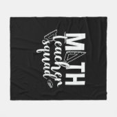 Couverture Polaire Math Teacher Math Teacher Squad (Devant (Horizontal))