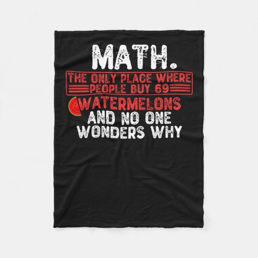 Couverture Polaire Math. Where People Buy 69 Watermelo (Devant)