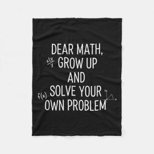 Couverture Polaire Mathématiques Cher Math, Grandis Et Résous Tes Pro