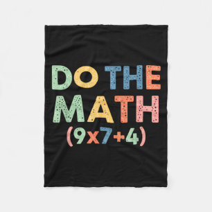 Couverture Polaire Mathématiques Faites Le Calcul (9x7+4) Équation Dr