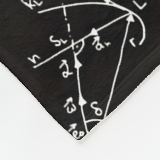 Couverture Polaire Mathématiques Geeky de maths personnalisées (Coin)