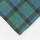 Couverture Polaire Matheson Chasse Ancien Clan Badge Tartan Plaid (Coin)