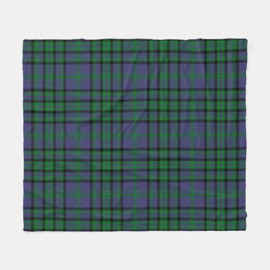 Couverture Polaire Matheson Green Plaid (Devant (Horizontal))