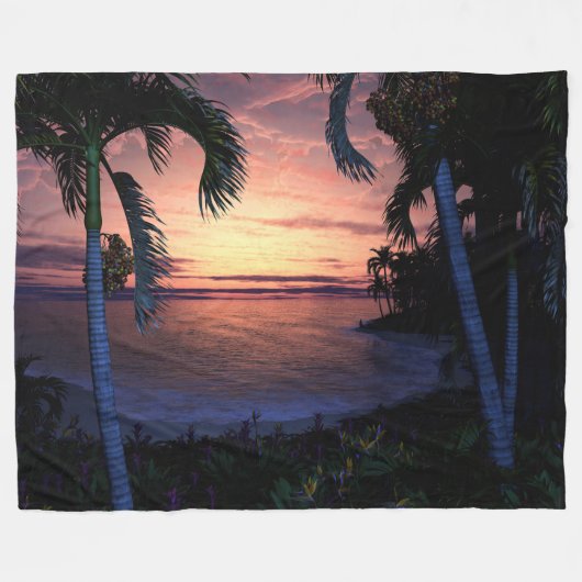 Couverture Polaire Matin d'or (Devant (Horizontal))