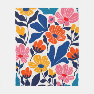 Couverture Polaire Matisse Inspiré Abstrait Contemporain Floral