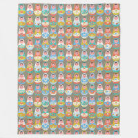 Matreshka Fleece Blanket