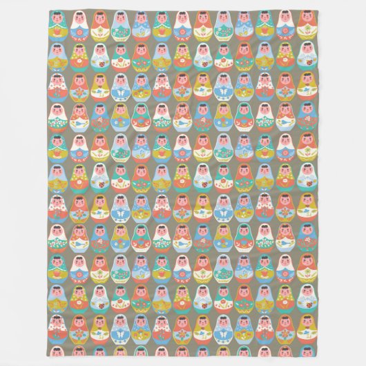 Couverture Polaire Matreshka Fleece Blanket (Devant)