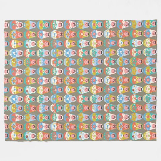 Couverture Polaire Matreshka Fleece Blanket (Devant (Horizontal))