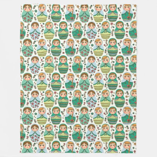 Couverture Polaire Matreshka Fleece Blanket (Devant)