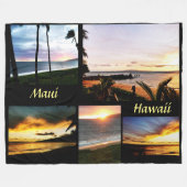 Couverture Polaire MAUI HAWAII molleton (Devant (Horizontal))