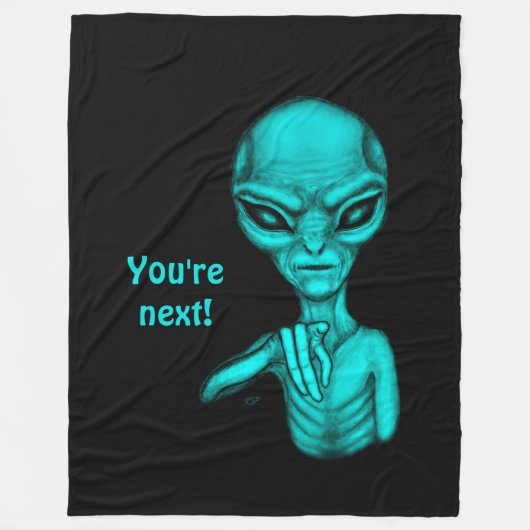 Couverture Polaire Mauvais Alien, Tu es le prochain ! (Devant)