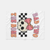 Couverture Polaire Mauvais Deux Anniversaire Os 2 Anniversaire Enfant (Devant (Horizontal))